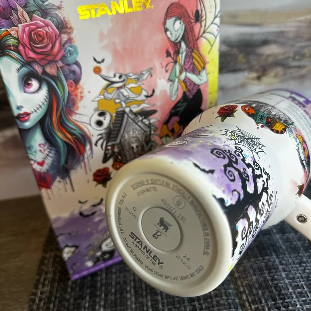 Stanley Spooky Purple and White Tumbler - Picture 3 of 5